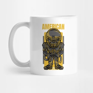 American Football Player Mug